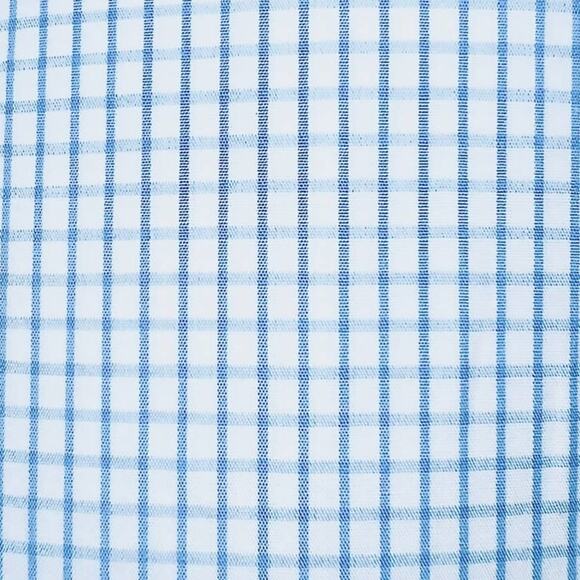 Eredi Pisano Blue/White Dress Shirt | Size 18 - Picture 5 of 5